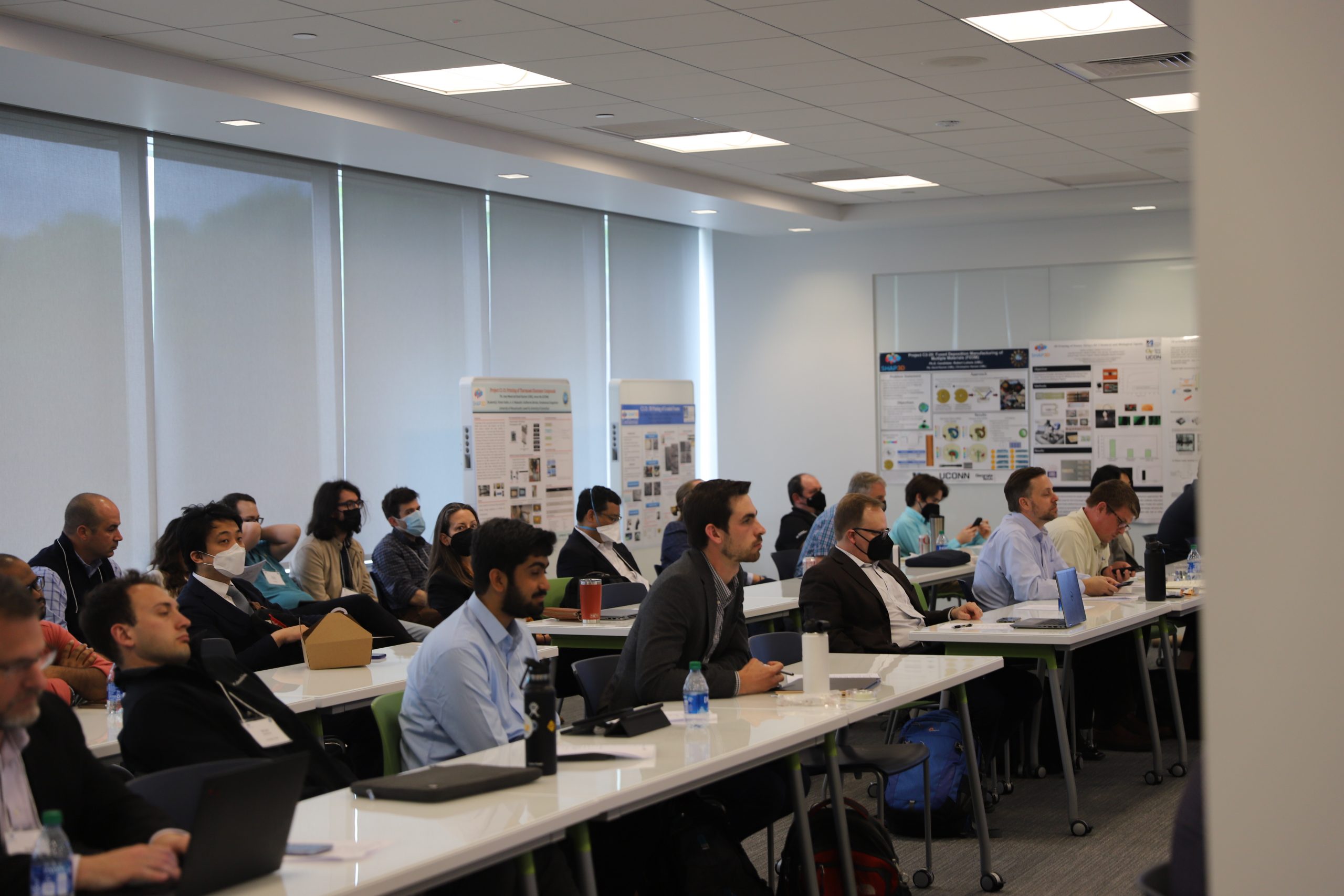 Group of People at a conference at UConn Tech Park