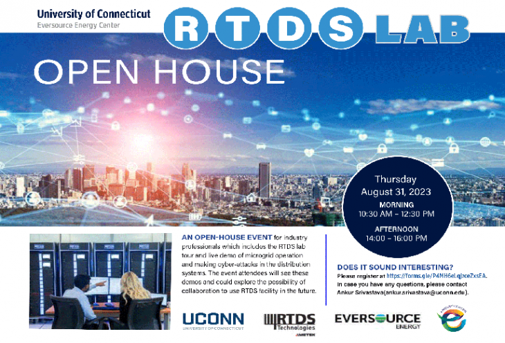 OPEN HOUSE at Eversource Energy Center's RTDS Lab fkyer